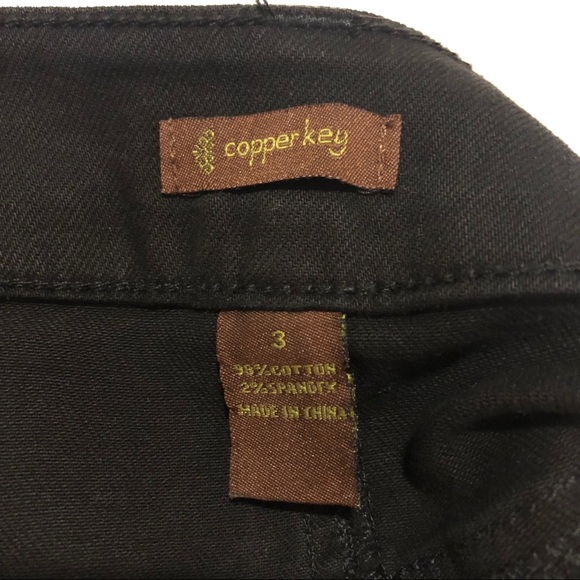 Copper Key Short Juniors Size 3 Black - Picture 7 of 8